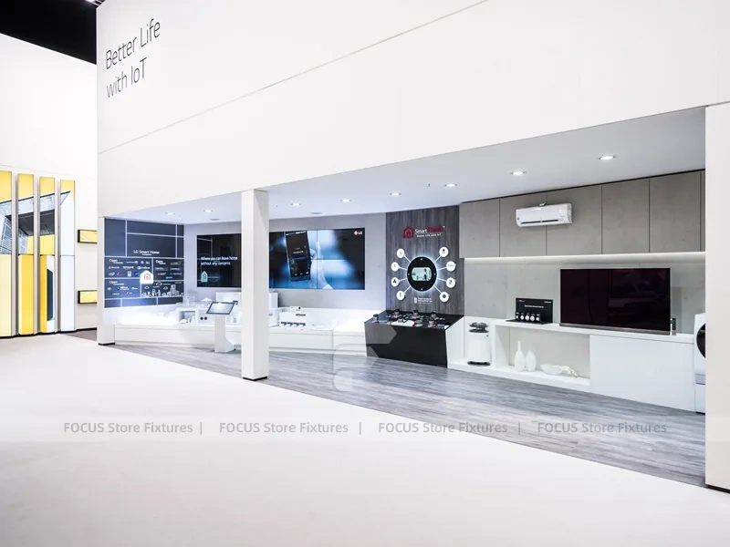 LG OLED Electronics Wall Display Interior