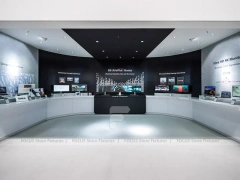 LG OLED Electronics Wall Display Interior