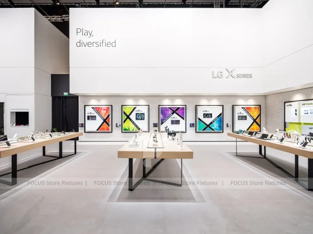 LG OLED Electronics Wall Display Interior