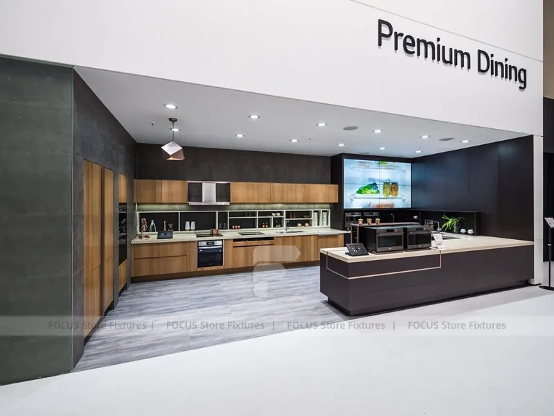 LG OLED Electronics Wall Display Interior