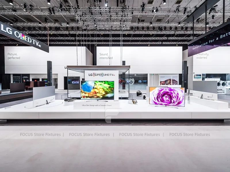 LG OLED Electronics Wall Display Interior