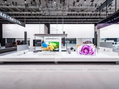 LG OLED Electronics Wall Display Interior