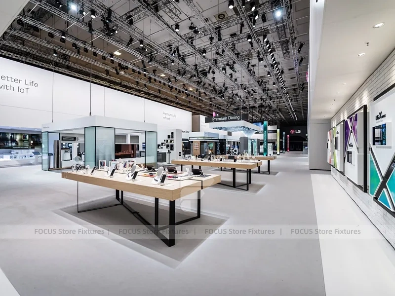 LG OLED Electronics Wall Display Interior
