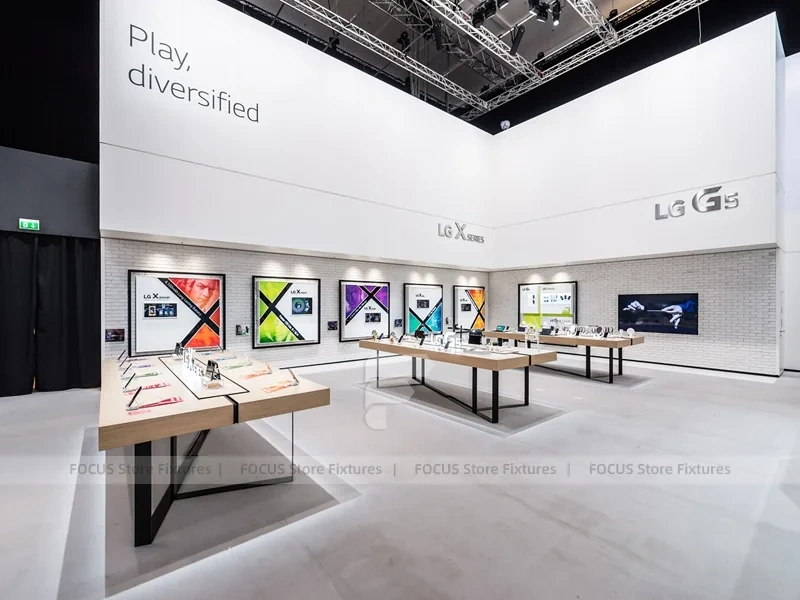 LG OLED Electronics Wall Display Interior
