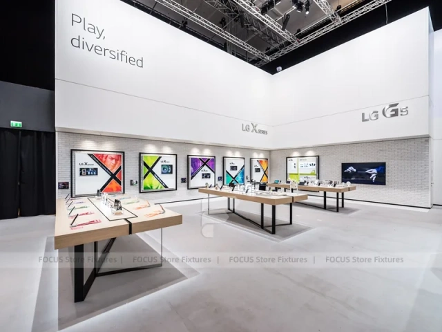 LG OLED Electronics Wall Display Interior