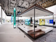 LG OLED Electronics Wall Display Interior