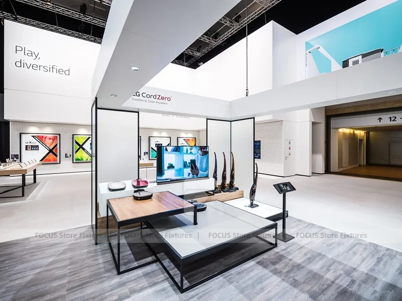 LG OLED Electronics Wall Display Interior
