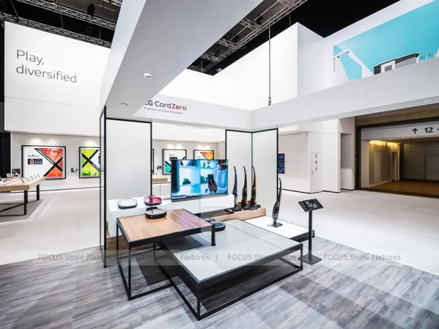 LG OLED Electronics Wall Display Interior