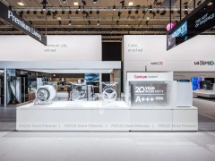 LG OLED Electronics Wall Display Interior