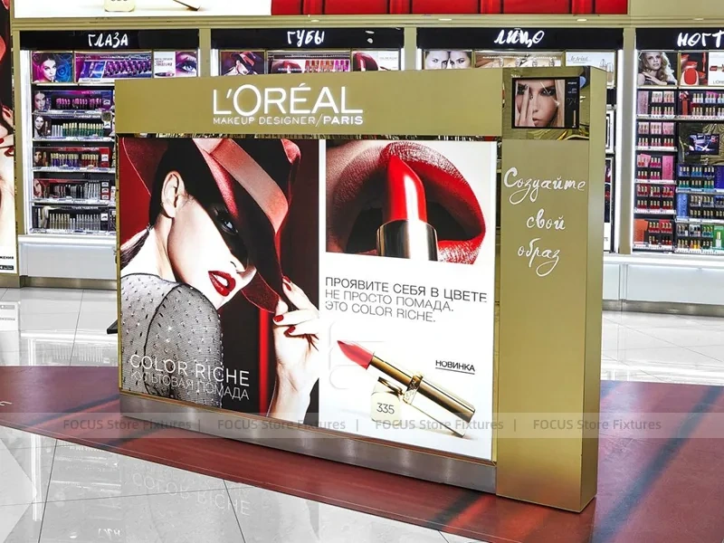L'Oreal Color Cosmetics Wall Display Store