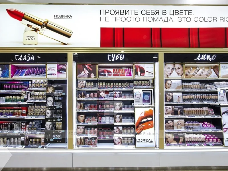 L'Oreal Color Cosmetics Wall Display Store