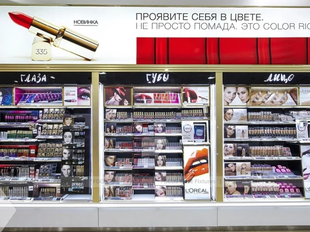 L'Oreal Color Cosmetics Wall Display Store