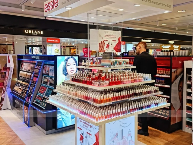 L'Oreal Curved Cosmetics Retail Kiosk