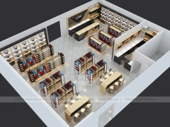 Large Mobile Accessories Store Floor Plan