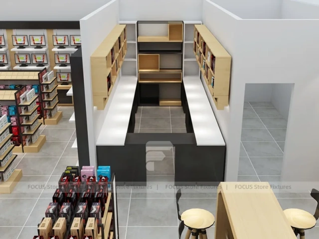Large Mobile Accessories Store Floor Plan