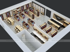 Large Mobile Accessories Store Floor Plan