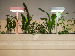 Light Wood Phone Consultation Counter Display