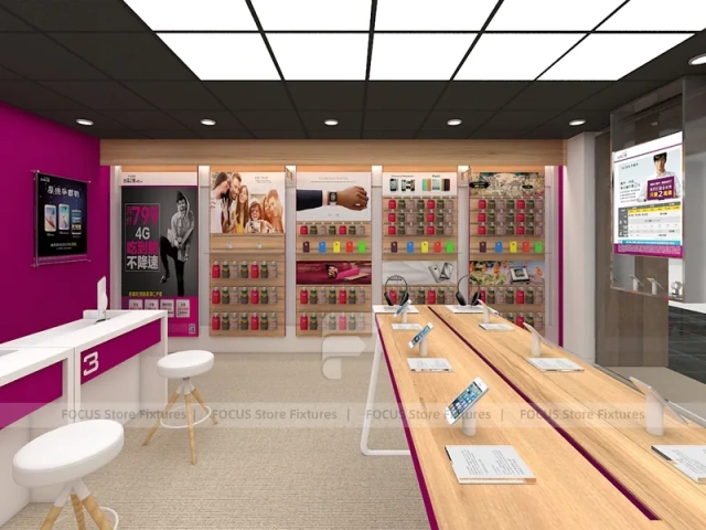 Magenta Mobile Accessories Store Layout