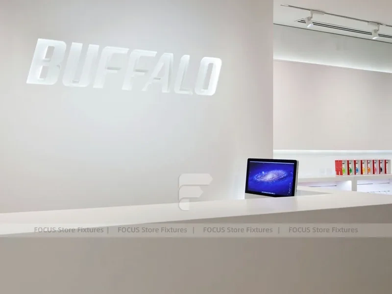 Mall Mobile Phone Storefront Glass Display