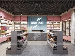 Marble Beauty Studio with Round Mirror Stations