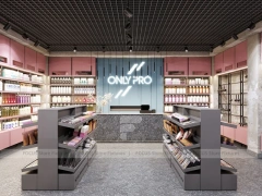 Marble Beauty Studio with Round Mirror Stations