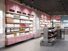 Marble Beauty Studio with Round Mirror Stations