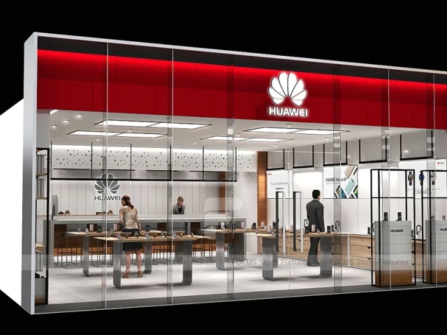 Minimal White Mobile Phone Service Store