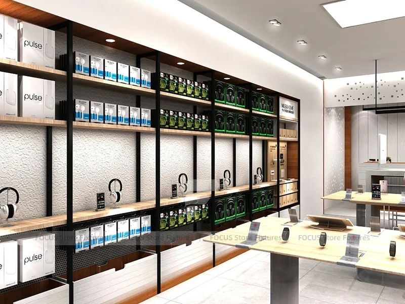 Minimal White Mobile Phone Service Store