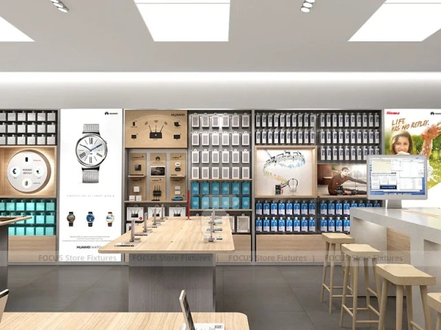 Minimal White Mobile Phone Service Store