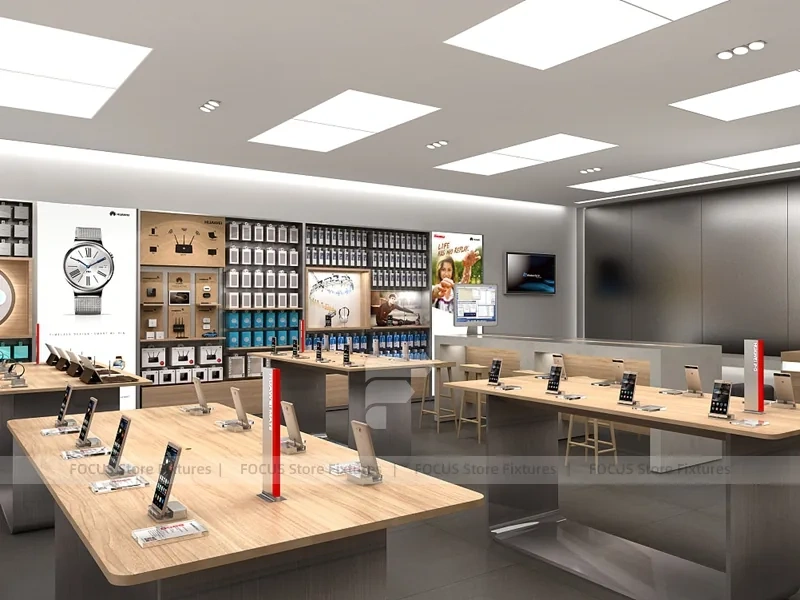 Minimal White Mobile Phone Service Store