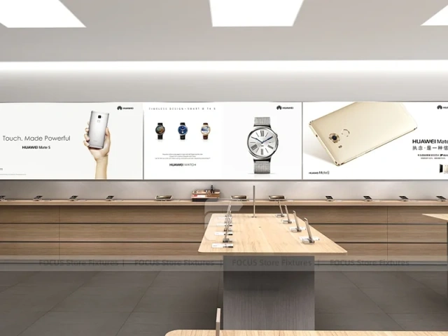 Minimal White Mobile Phone Service Store