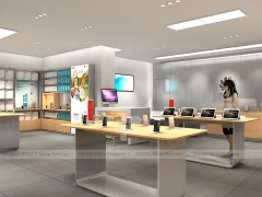 Minimal White Mobile Phone Service Store