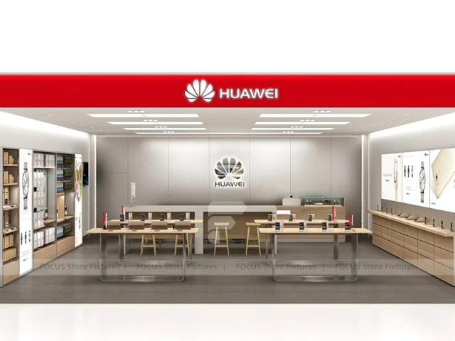 Minimal White Mobile Phone Service Store