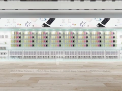 Mint White Mobile Accessories Store Interior