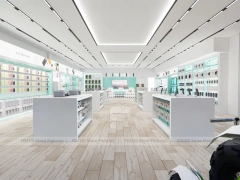Mint White Phone Accessories Display Store