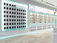 Mint White Phone Accessories Display Store