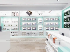 Mint White Phone Accessories Display Store