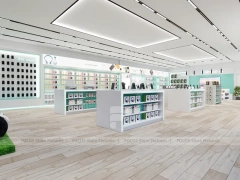 Mint White Phone Accessories Display Store