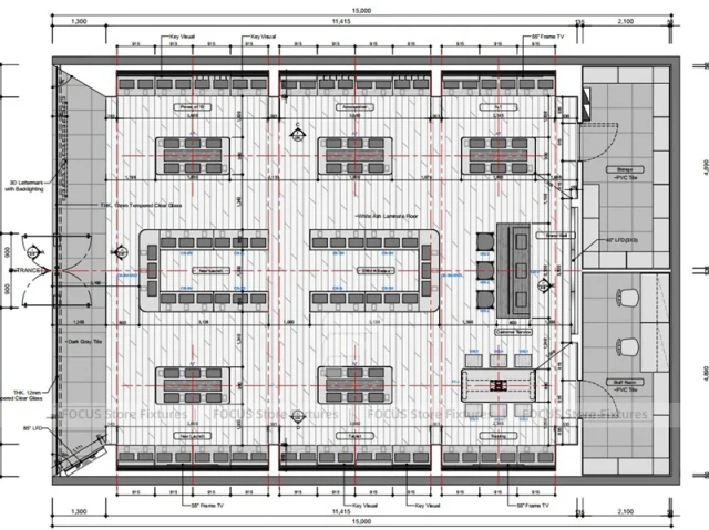 Mobile Phone Store Floor Plan Layout