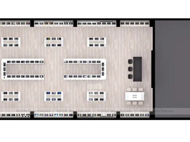 Mobile Phone Store Floor Plan Layout