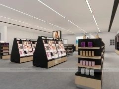 Modern Makeup Gondola Display Showroom