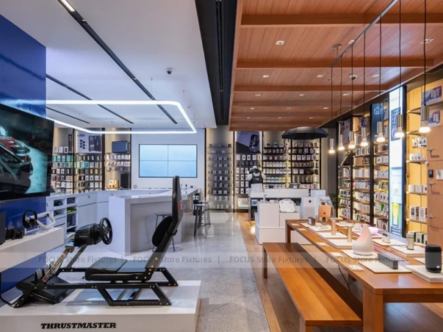 Modern White Mobile Phone Experience Store