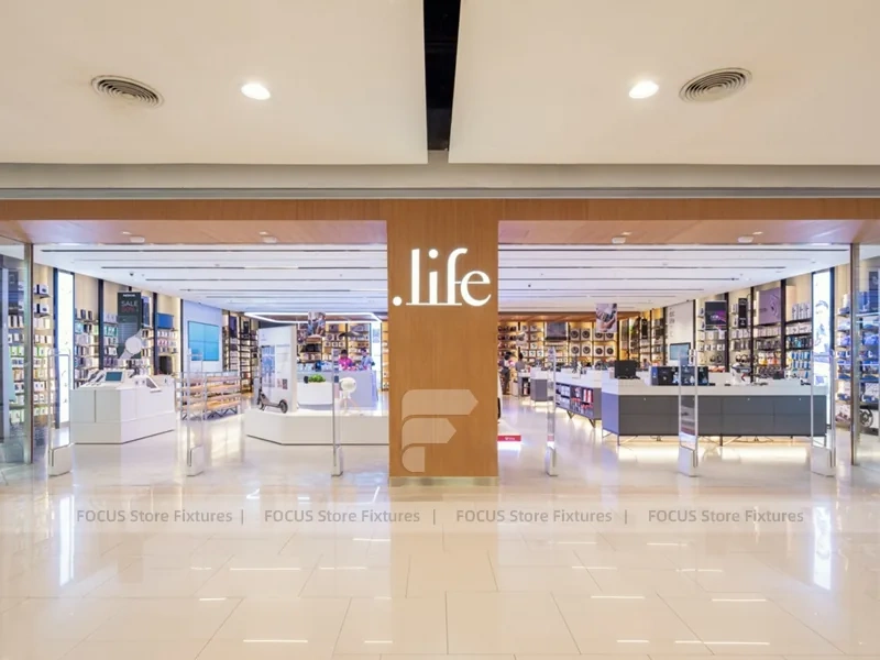 Modern White Mobile Phone Experience Store