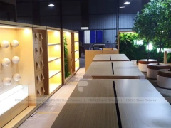 Natural Wood Phone Consultation Counter
