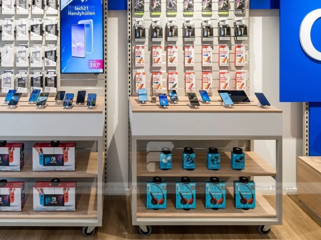 O2 Blue White Mobile Phone Retail Store