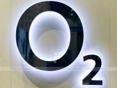 O2 Blue White Mobile Phone Retail Store