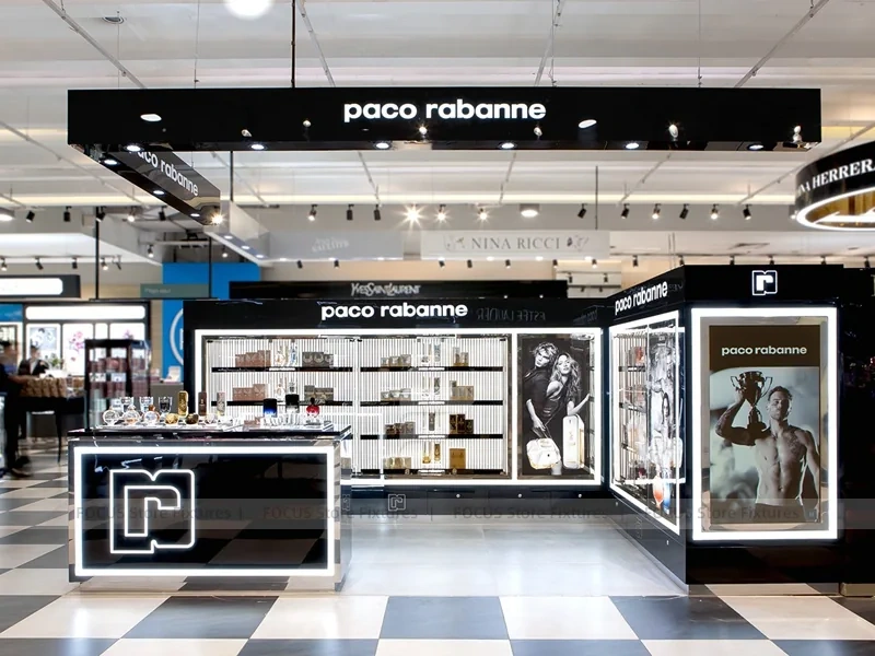 Paco Rabanne Mall Perfume Kiosk Display