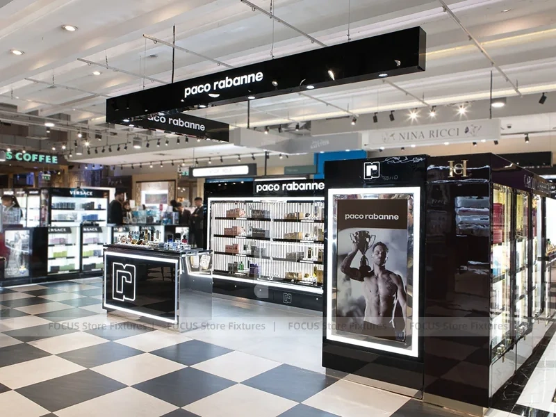 Paco Rabanne Mall Perfume Kiosk Display