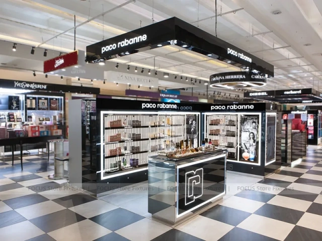 Paco Rabanne Mall Perfume Kiosk Display