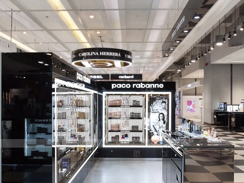 Paco Rabanne Mall Perfume Kiosk Display